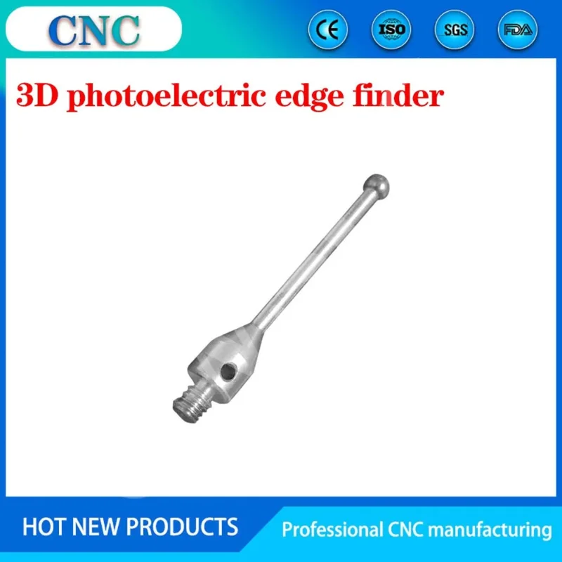 Imagem -06 - Edge Finder Fotoelétrico Haste Central com Aço Tungstênio Sonda 40 mm Cnc3d