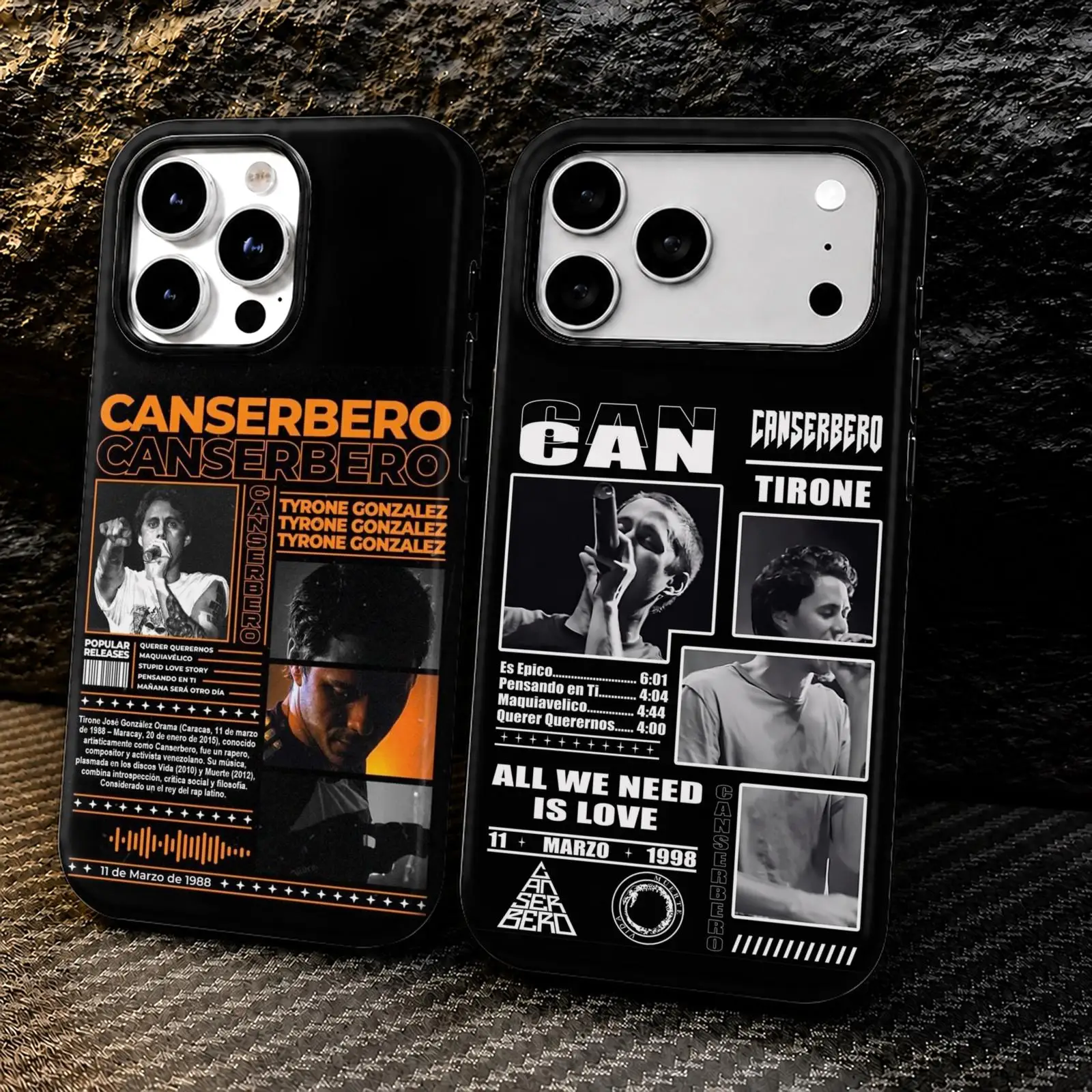 Pop Singer C-Canserbero Phone Case For iPhone 17 16 15 14 13 12 11 Pro Max 2-in-1 Dual-Layer Back Shockproof Protective Cover
