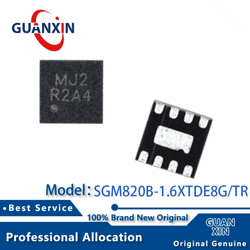 

100% New SGM820B-1.6XTDE8G/TR SGM820B-1.6XTDE8G TDFN-8 Marking MJ2 SGM820B-1.6