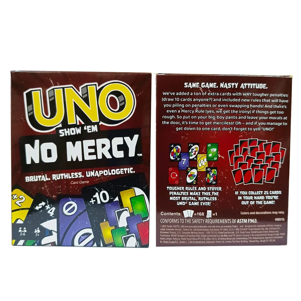 new uno no mercy card game Anime Cartoon Board Game Pattern Family Funny Entertainment uno no mercy game uno Card Game Christma