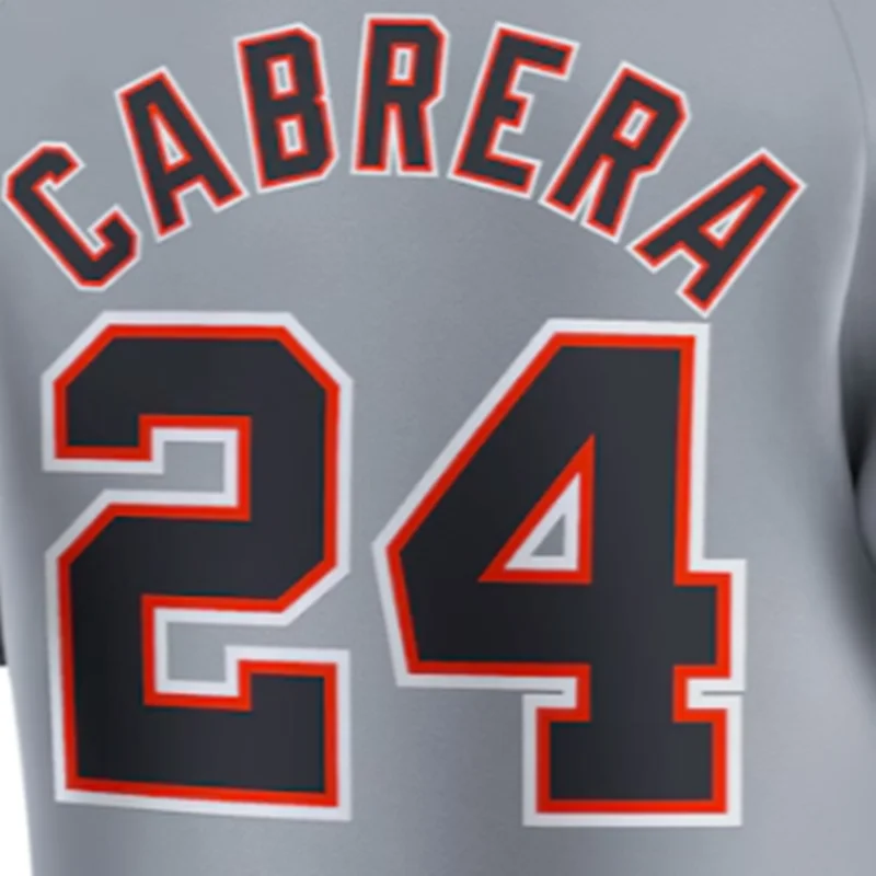 Znane marki Detroit Koszulki baseballowe z haftowaną koszulką męską, damską i młodzieżową na zamówienie # CABRERA 24K # BAEZ # 31GRENA # 33. KEITH