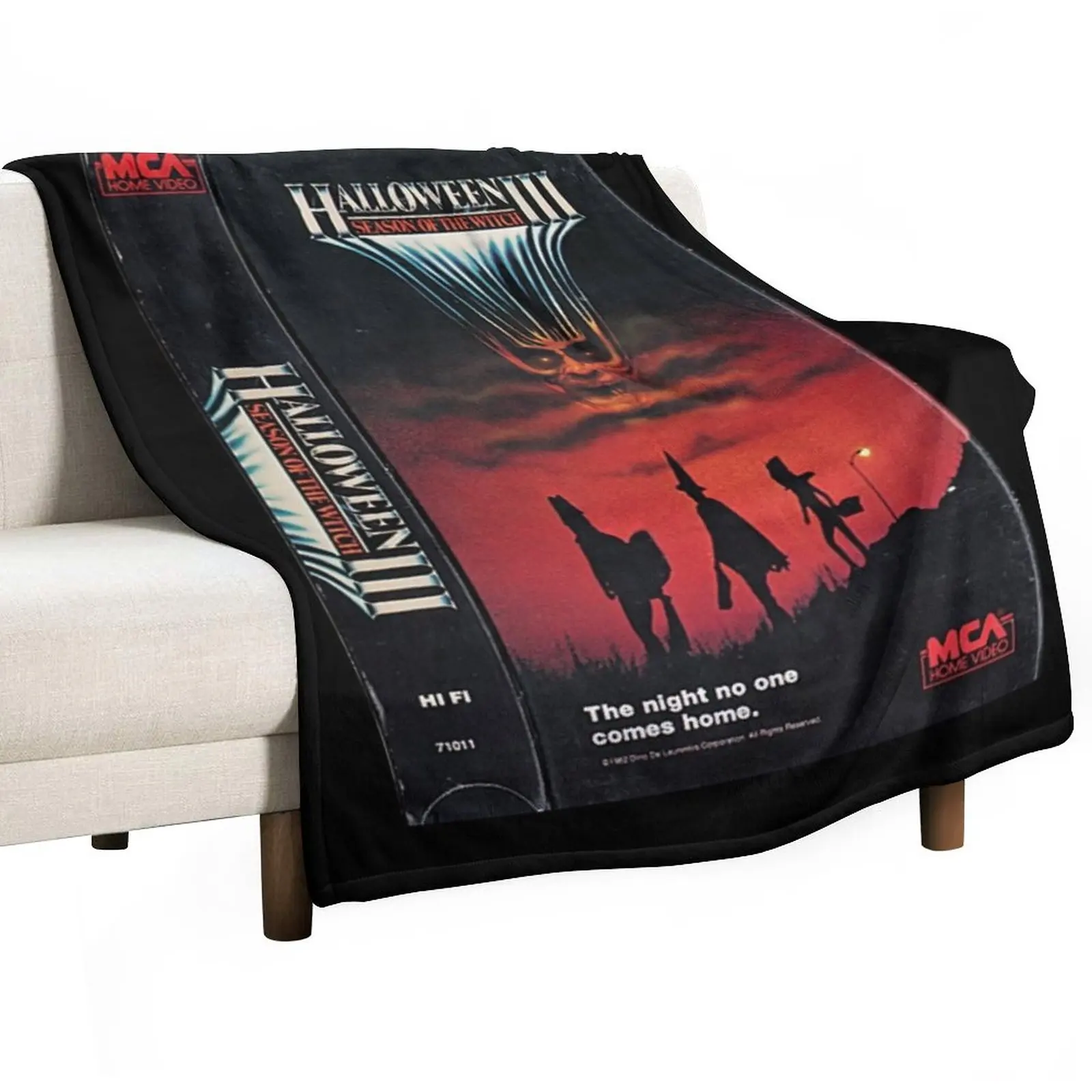 

Halloween 3: Season Of The Witch VHS Throw Blanket Blankets For Bed Fluffy Blankets Large Decorative Sofa Blankets