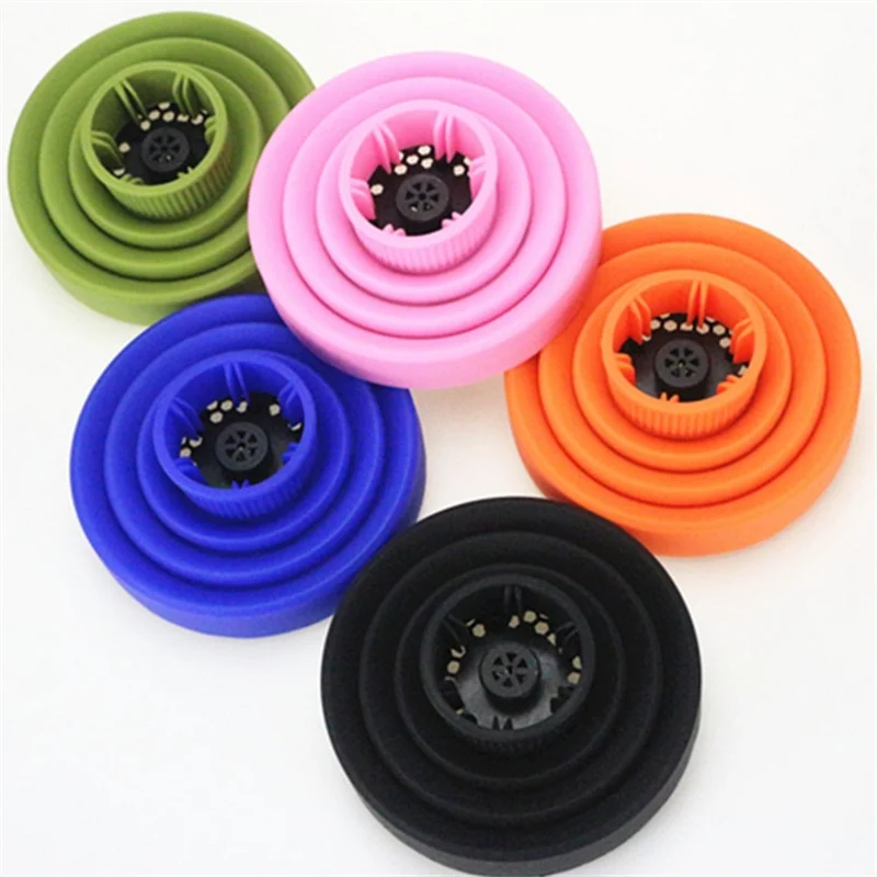 

1 шт., термостойкий складной силиконовый рассеиватель для волос