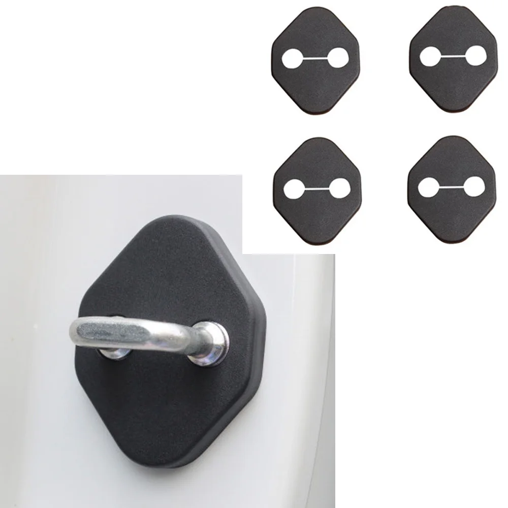 Car Anti Rust Water Proof Door Lock Key Keys Protect Buckle Cover 4PCs For Volkswagen VW T-cross Tcross 2019 2020 2021 2022 2023