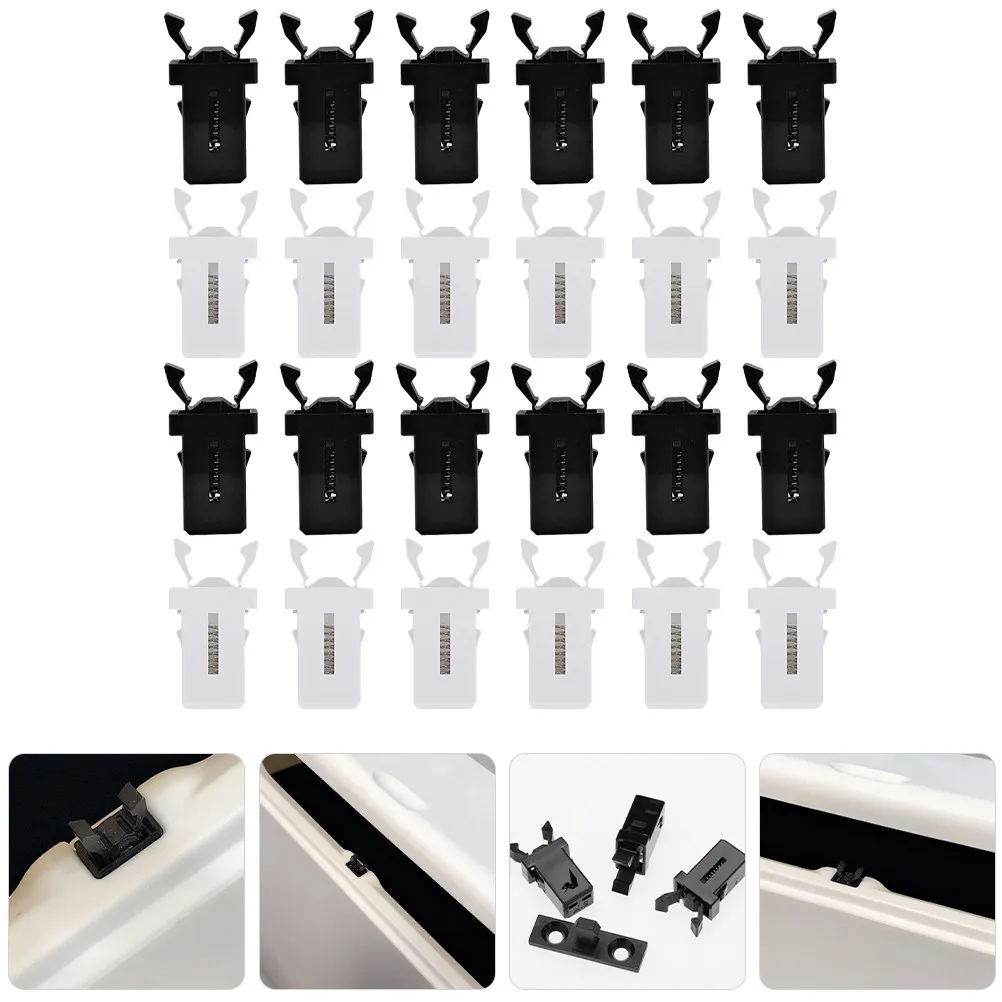 24 Pcs Trash Bin Garbage Can Lock Cabinet Latches Catches Universal For Push Top Kitchen Fastener