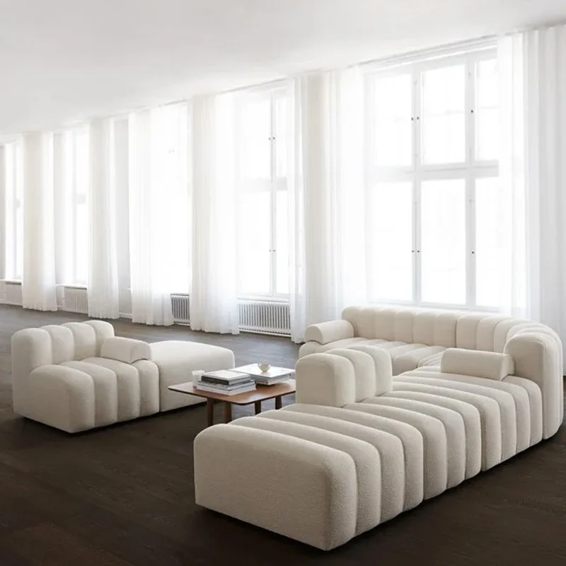 Nordic medieval module sofa Italian minimalist Internet celebrity piano key sofa