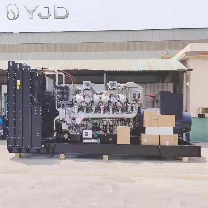 1500KW 1800KVA 2000KW Super Silent Open Frame Diesel Generator Auto Start ATS 50/60Hz Power Plant Supplier's Preferential Price