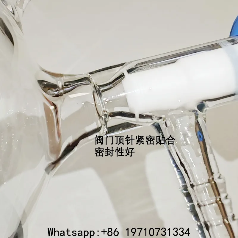 Screw Spherical Reaction Bottle, Anhydrous and Oxygen-free High Vacuum Valve