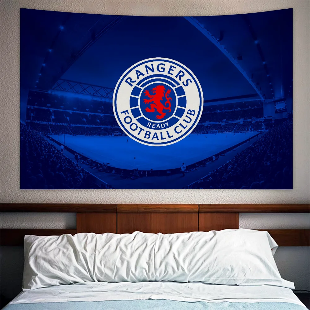 Rangers Fc Bedroom Decoration Home and Decoration Tapestry on the Wall Hanging Decor Tapestries Kawaii Room Decor Aesthetic Boho