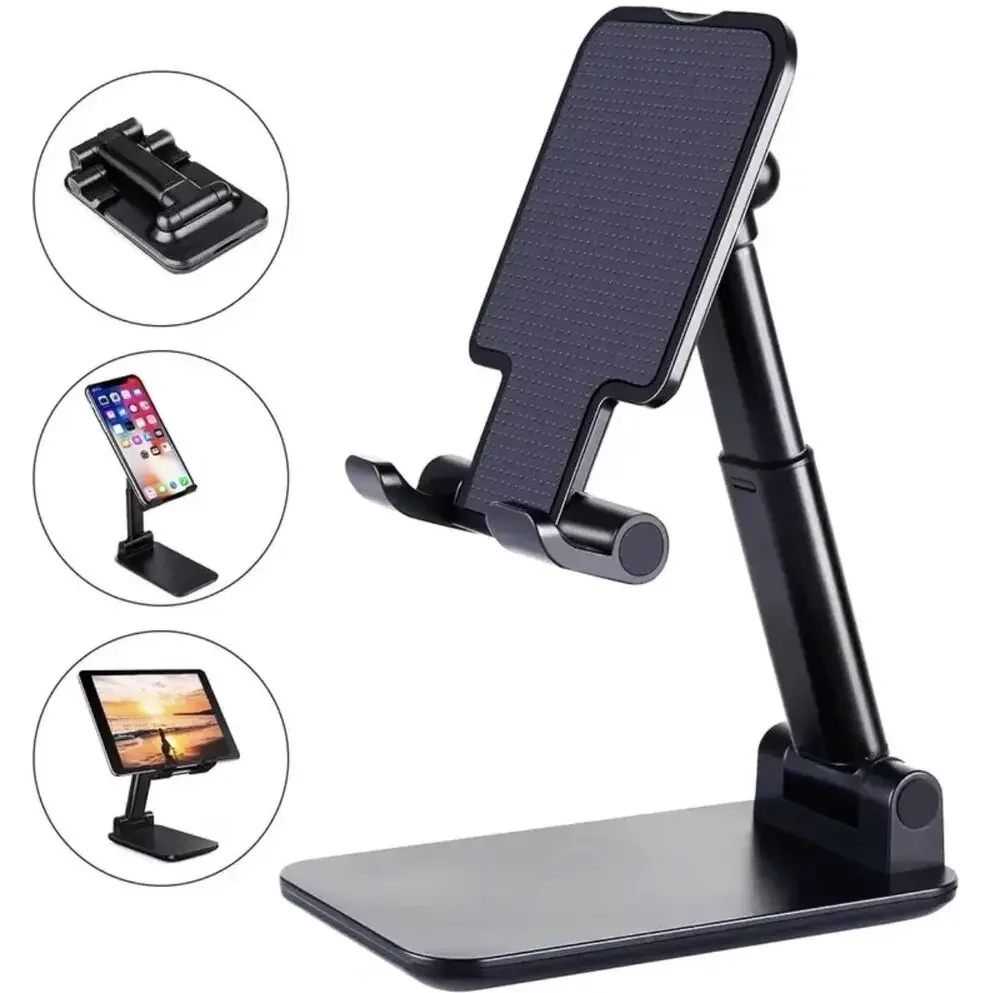 Schreibtisch-Handyhalter für iPhone, iPad, Xiaomi, verstellbarer Desktop-Tablet-Halter, universeller Tisch-Handy-Ständer