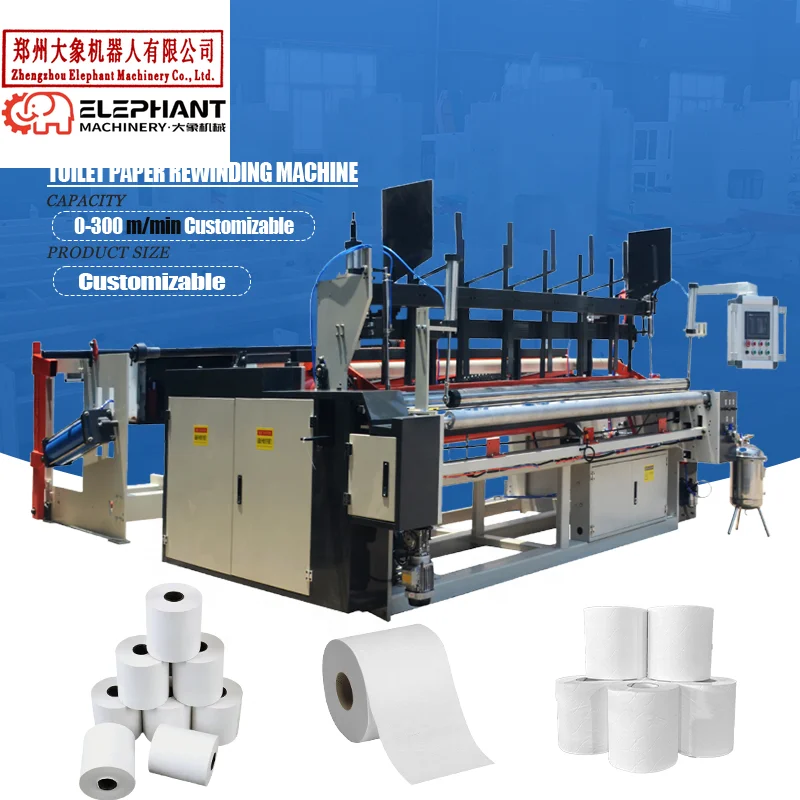Customized Energy Saving Toilet Tissue Machine Stable Running Tissue Paper Manufacturing Unit