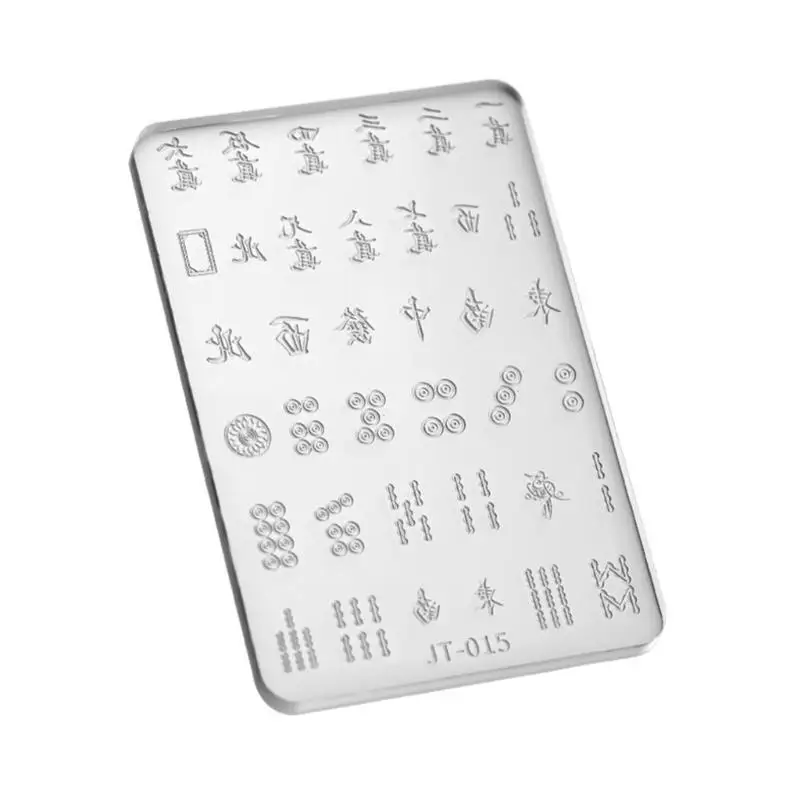 A52E Silikon Nagel Carving Form 3D Verschiedene Größe Schmetterling Präge Nagel Stanzen Schablonen UV Gel Polnischen Maniküre – Detail 7