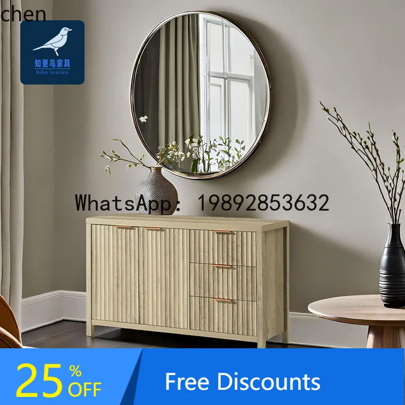Cabinet Multi-Functional Console Cabinet Storage Groove Storage Cabinet