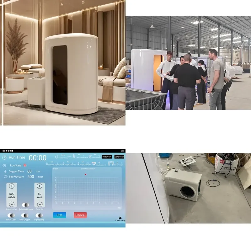 【CHIMU HOME】 Камера гипербарической оксигенации Yuncong Reiki H1 Modern Hard Type 2.0ATA с индивидуальным логотипом и цветом для отелей и спортзалов
