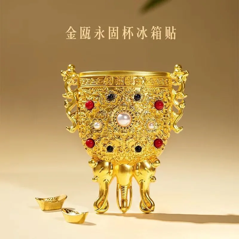 

Ancient Chinese Empress Dragon Phoenix Crown Refrigerator Sticks Beijing Tourist Souvenirs Fridge Magnets