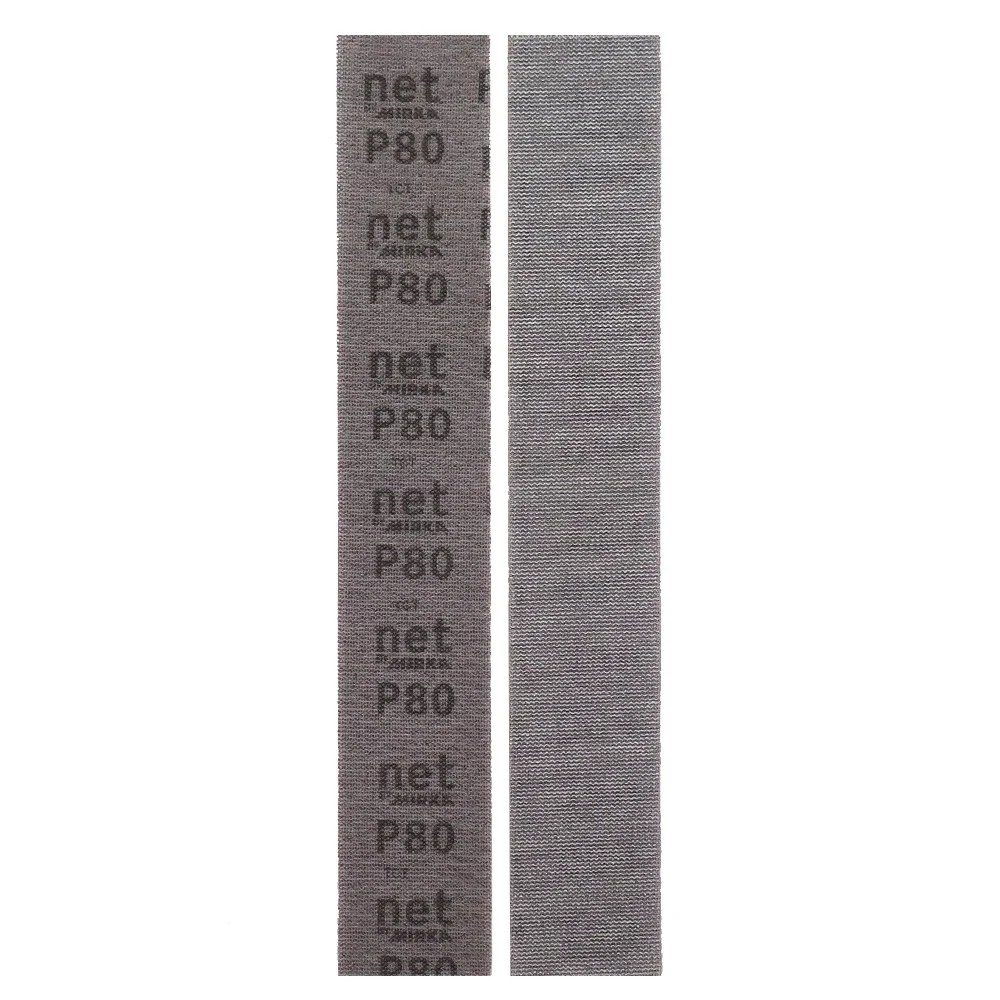15 sheets Mesh sandpaper 420*70mm Abrasive Sanding Discs Hook Loop Dry Grinding Sanding Paper 80 120 180 240 320 grit