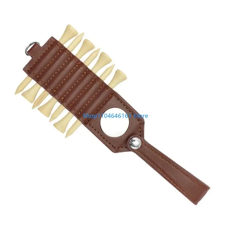 

Держатель для футболок для гольфа из искусственной кожи, сумка для переноски, аксессуары для обучения гольфу, простой в