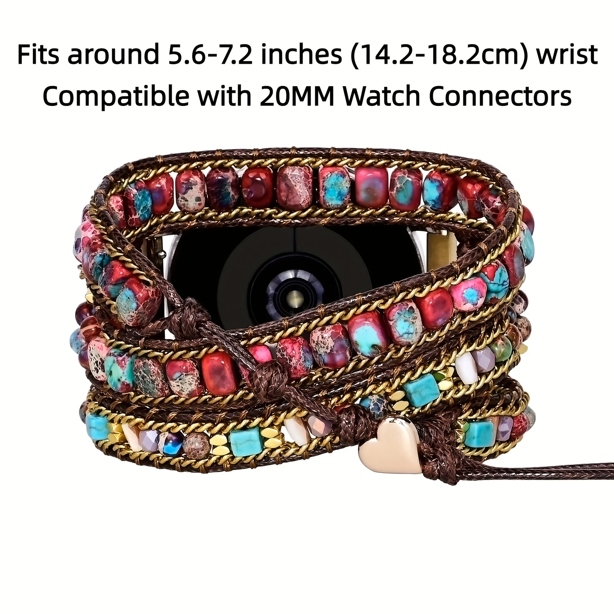 Богемский многослойный ремешок – обзор и цена Stones Watches & Jewelry In Sweden Ab