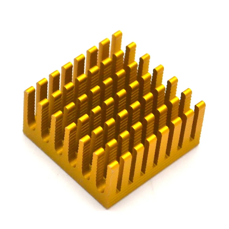 1pcs Heat sink 28*28*15MM (gold slot) high-quality radiator