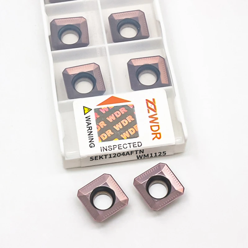 

10pcs SEKT1204AFTN 1125 External Turning Tools Carbide insert High quality Lathe cutter Tool SEKT 1204 turning insert