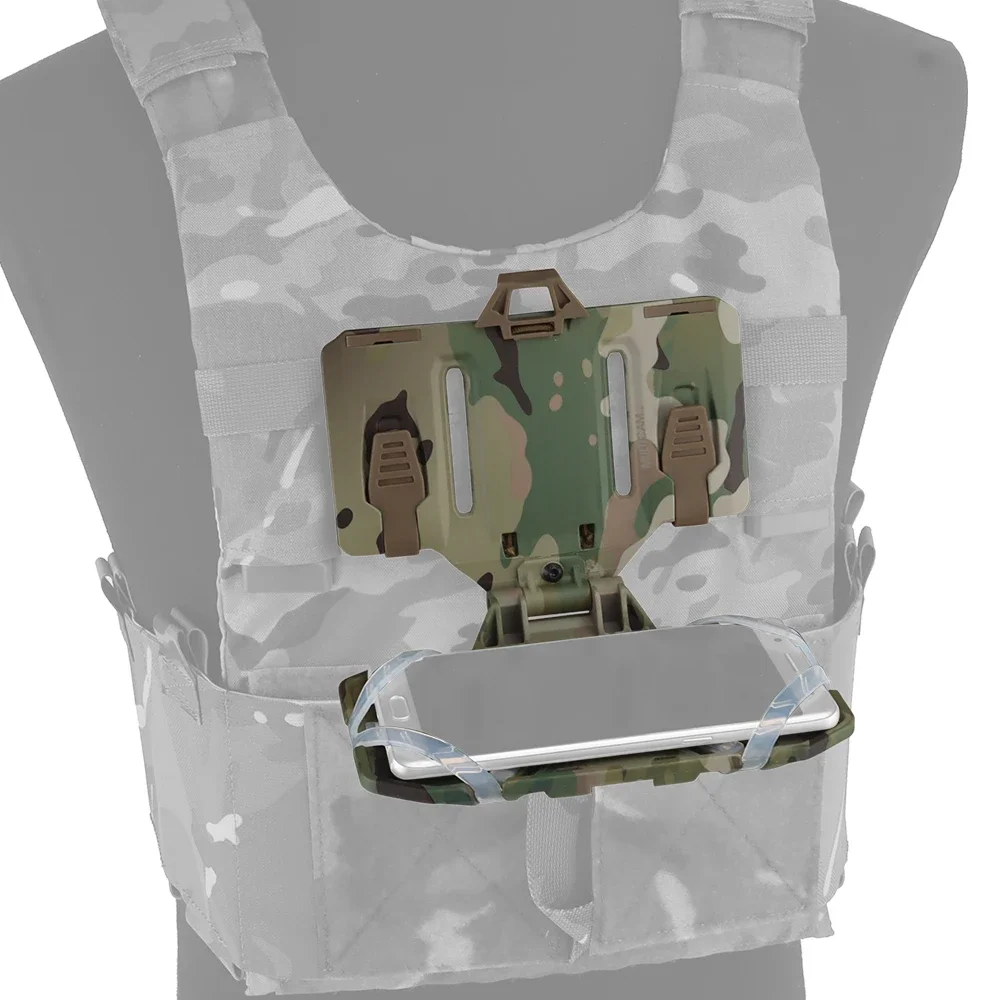 Gilet Tactique Avec Support Téléphone Et Boussole - Porte-carte Et Cintre Pour GPS