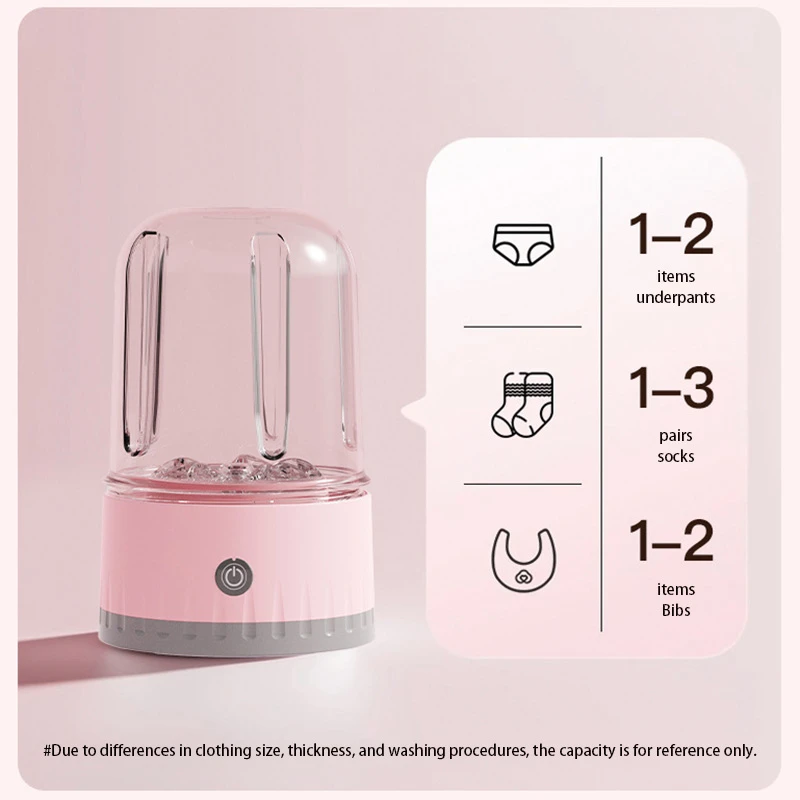 Washing Machine Wireless Charging Fully Automatic Underwear Portable Underwear Small Underwear Socks Laundry Cup