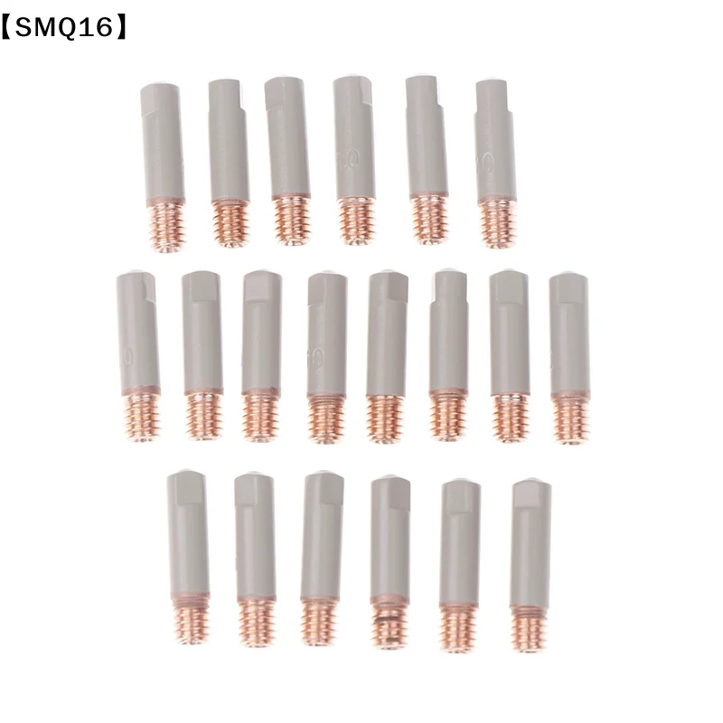 2Pcs/Set 15AK Welding Contact Tips New Coating Protect 25mm M6 Gas Nozzle Tip 0.8mm-1mm MIG Welding Torche Welding Tool 【SMQ】