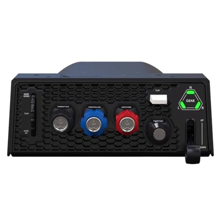 

Honeycomb Sierra TPM Module - GA Throttle Quadrant for flight simulation metal vernier axes advanced flight controls - trim whe