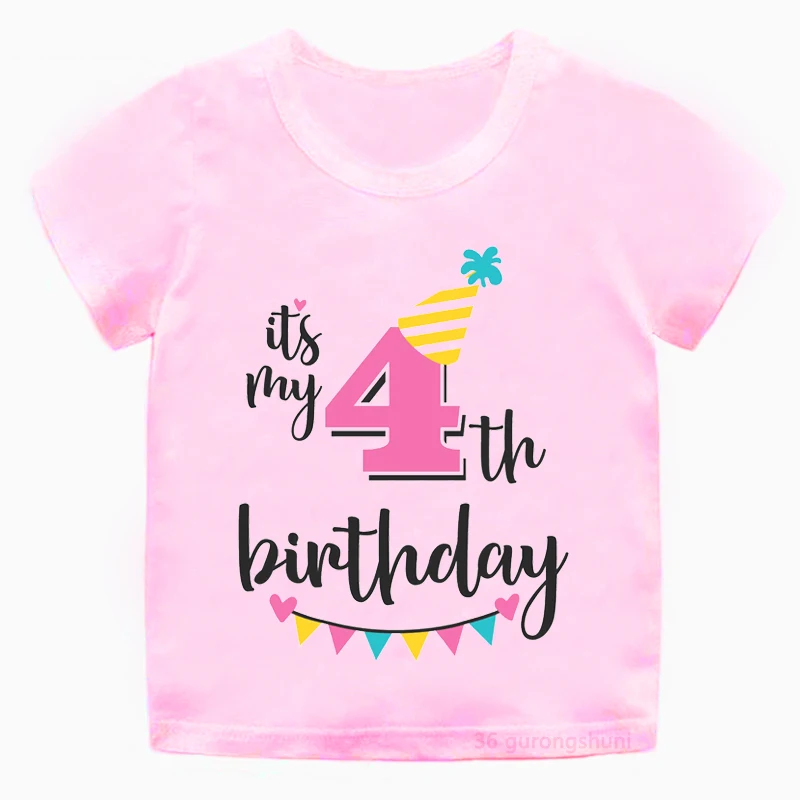 Cartoon t Shirt For boys Hot Game baby Short Sleeve children 3 4 5 old Birthday t-shirts girl Kids Clothes Boys Graphic t Shirts