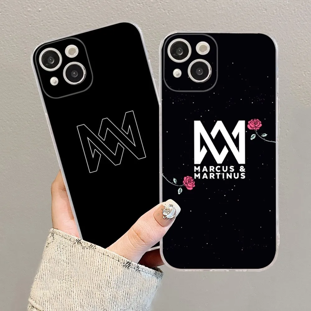 M-Marcus And M-Martinus Phone Case For IPhone 16 15 8 7 6 6S Plus X SE XR XS 14 11 12 13 Mini Pro Max Mobile Case