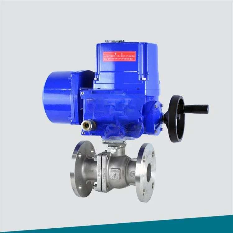 

Electric stainless steel lined F46 lined F4 flanged ball valve Electric explosion-proof with explosion-proof certificate