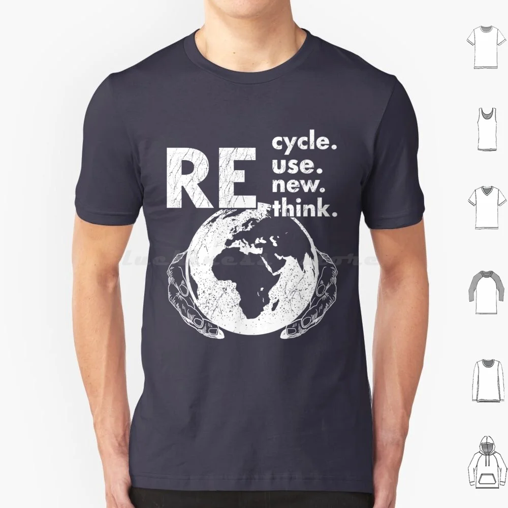 

Recycle Renew Rethink Earth Day Environmental Activism Essential T Shirt 6xl Cotton Cool Tee Recycle Reuse Renew Rethink Funny