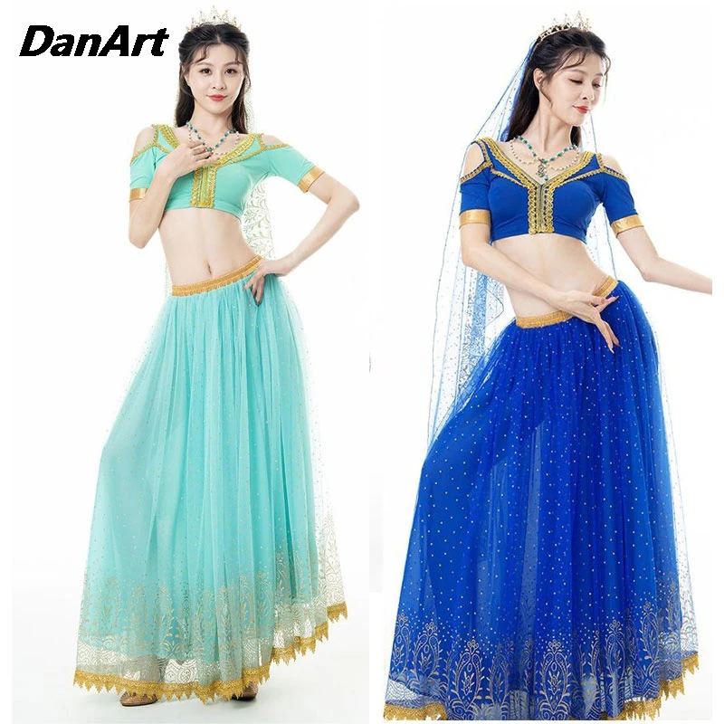 

Sexy Belly Dance Costume Princess Costume Halloween Cosplay Costume Stage Performance Costume Photo Shoots Imitation Shows