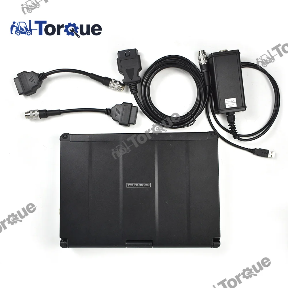 for CLASS  construction truck FOR CLAAS diagnostic kit (CANUSB) MetaDiag excavator diagnostic scanner tool + CF C2 laptop