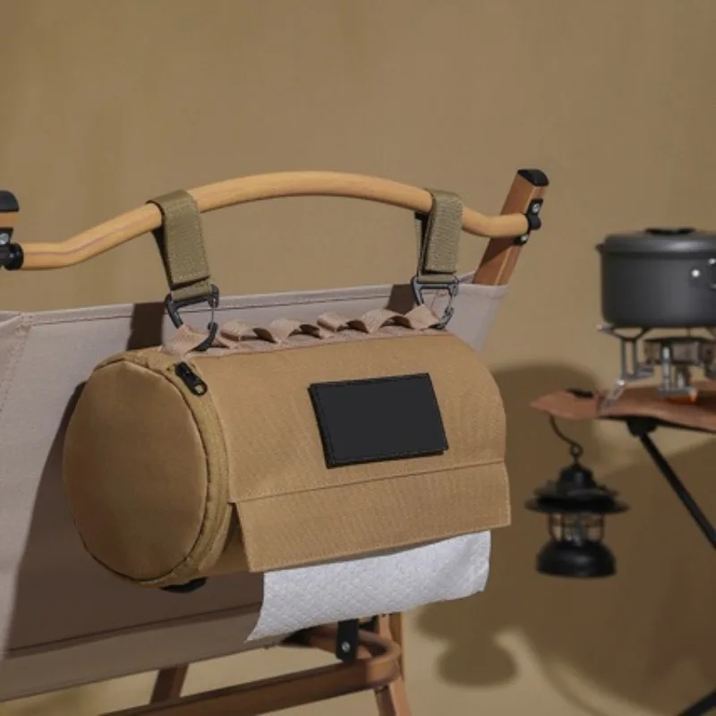 

Держатель для хранения рулонной бумаги, портативный органайзер для салфеток, полиэстер, водонепроницаемый подвесной держатель для салфеток для пикника, кемпинга, пешего туризма