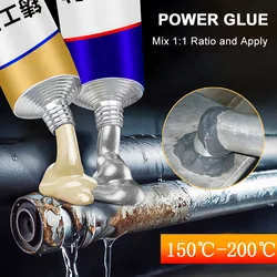 Strong Casting AB Glue High Strength Metal Repair Glue Cold Welding Glue Magic Plastic Repair Casting Adhesive Bonding Sealant