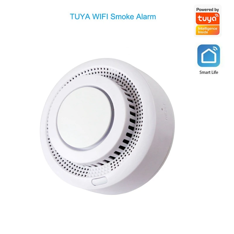 Zigbee Version Graffiti Smoke Sensor Intelligent Smoke Detector Tuya Multi-Function Portable Smoke Alarms Durable Easy To Use