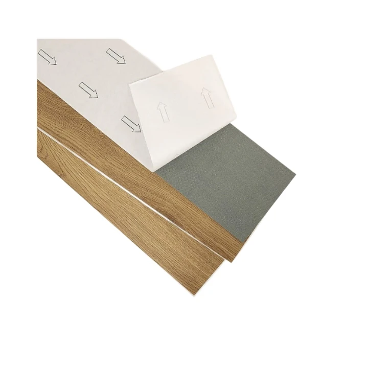 Adesivo per pavimenti in vinile laminato con clic autoadesivo Piastrella in pietra per piano in vinile Spc Pavimenti ibridi Guangdong