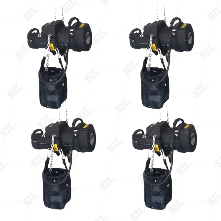 SIL Show Truss 2 Tons Electric Chain Stage Truss Hoist Manual Chain Block Hand Hoist For Truss Lifting