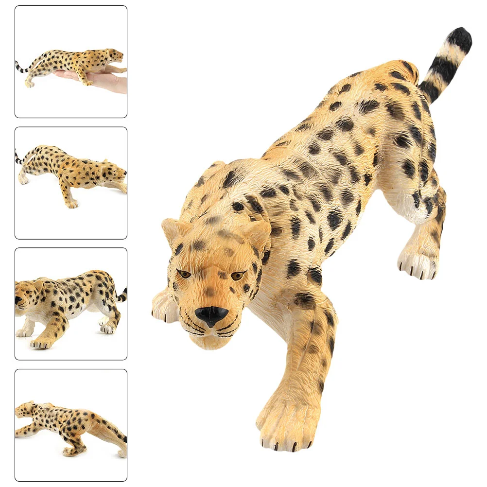 

Toy for Kids Animal Model Christmas Wildlife Leopard Figurine Child Childrens Toys