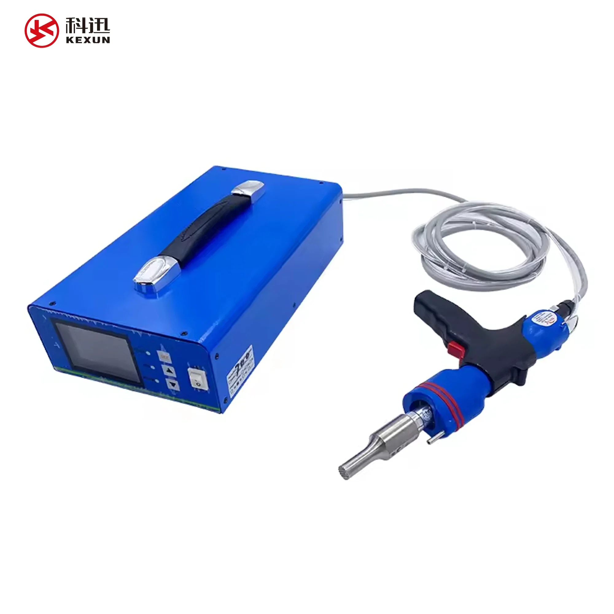 

Ultrasonic Handheld Plastic Spot Welder For welding automotive door panels plastic and electronic, houseware industry and so on.