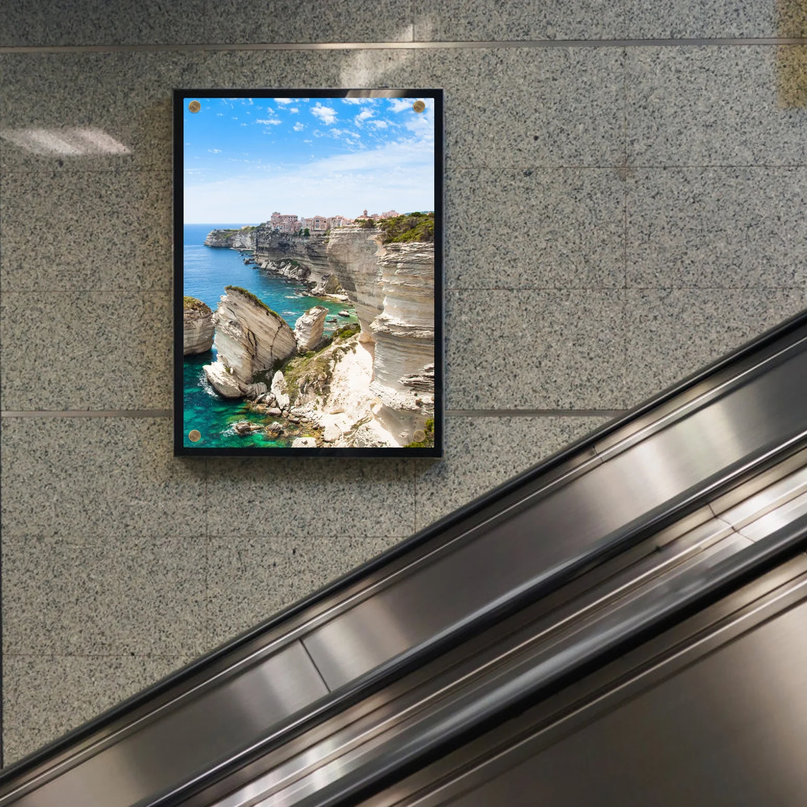 

8Pcs Stainless Steel Standoff Nails Advertising Screws Rustproof Mounting for Glass Acrylic Signs Advertising Nail