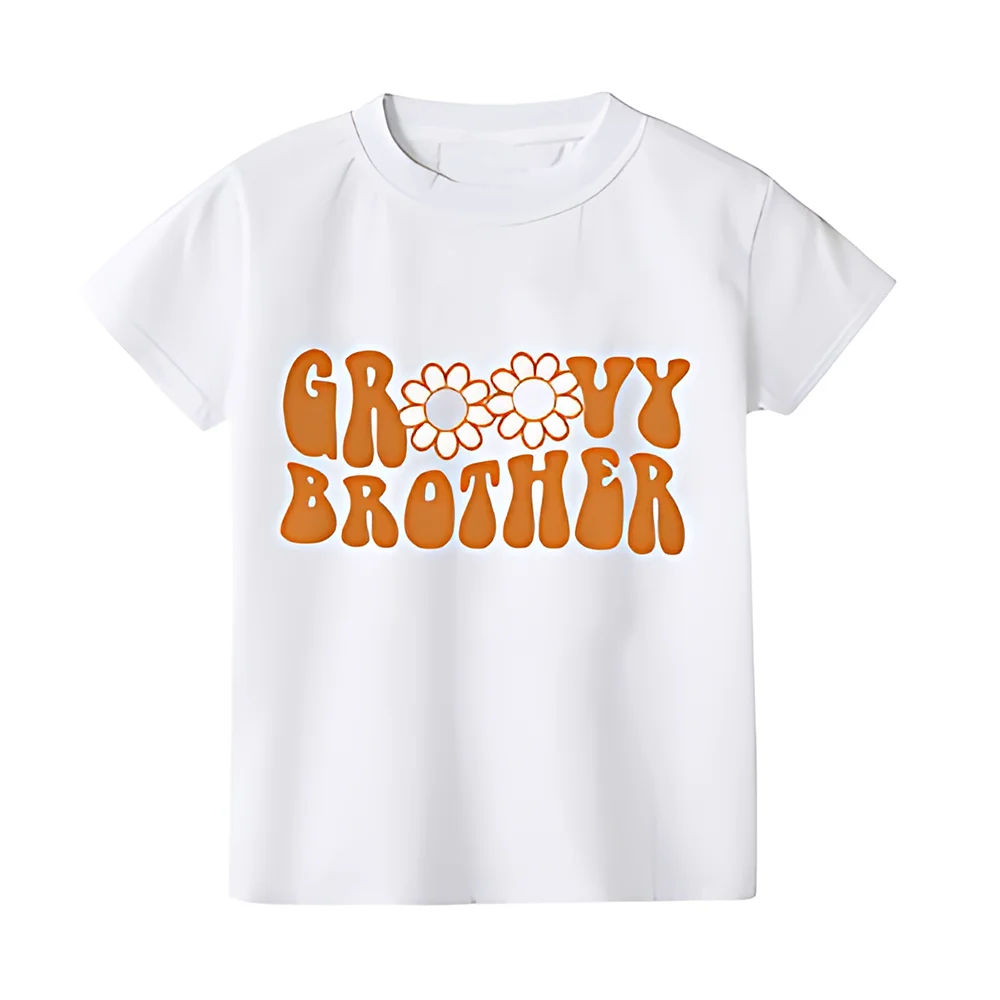 Groovy One Family Birthday Shirts Groovy 1st Birthday Family Matching Outfit Daddy Mommy and Me T-Shirts Clothes