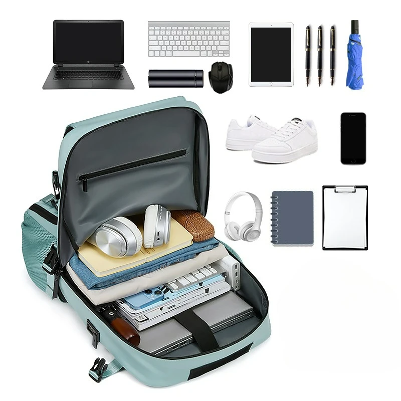 Large Capacity Women Travel Duffle Bag Lightweight Business Trip Luggage Storage Weekend Backpack Men