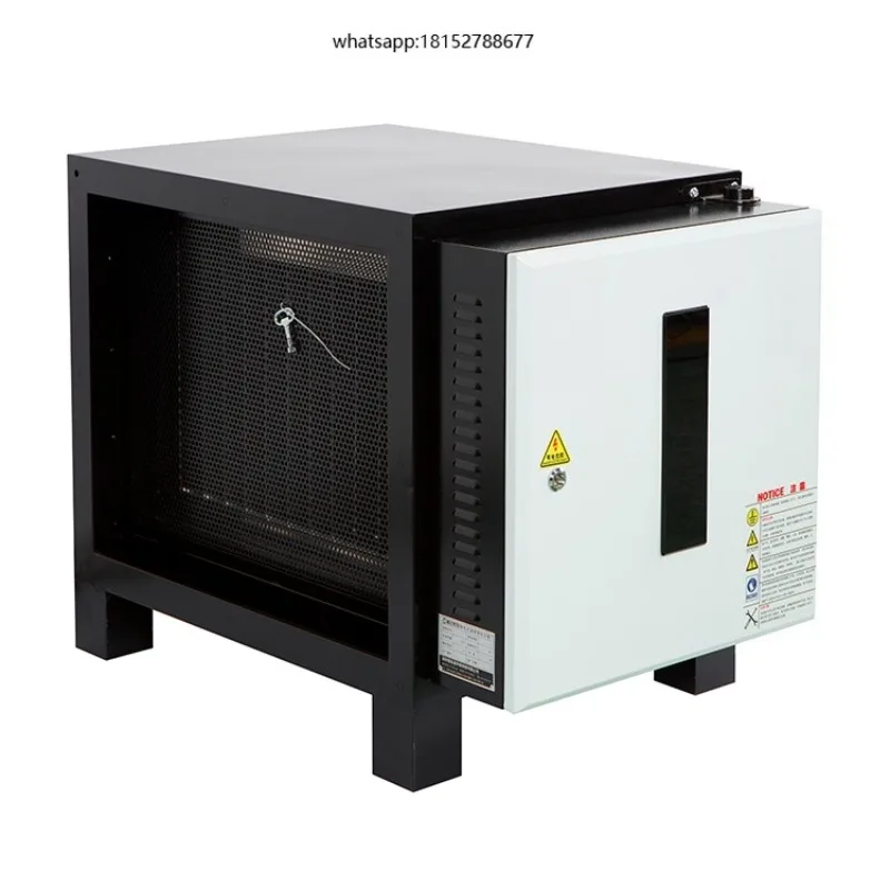 Electrostatic Oil Fume Purifier Uo to 98% Efficiency Low-Altitude Discharge double pass electrostatic precipitator