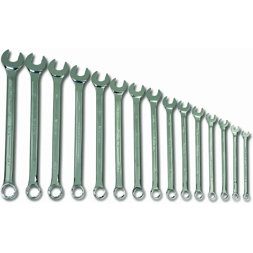 

15-Piece Super Combo Wrench Set for Comprehensive Repairs