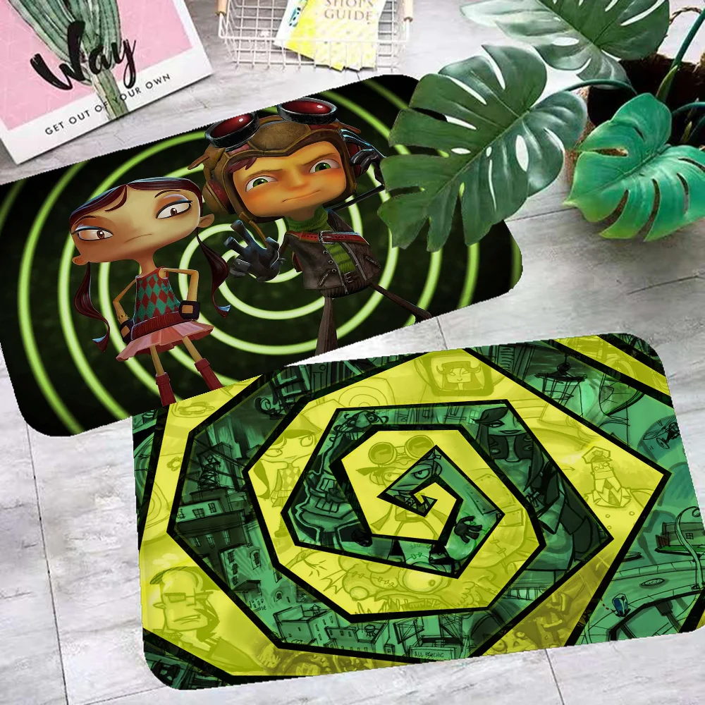 

Psychonauts Bathroom Mat Kids Room Bedroom Decoration Balcony Anti-Slip Doormat Living Room Bedside Area Rugs