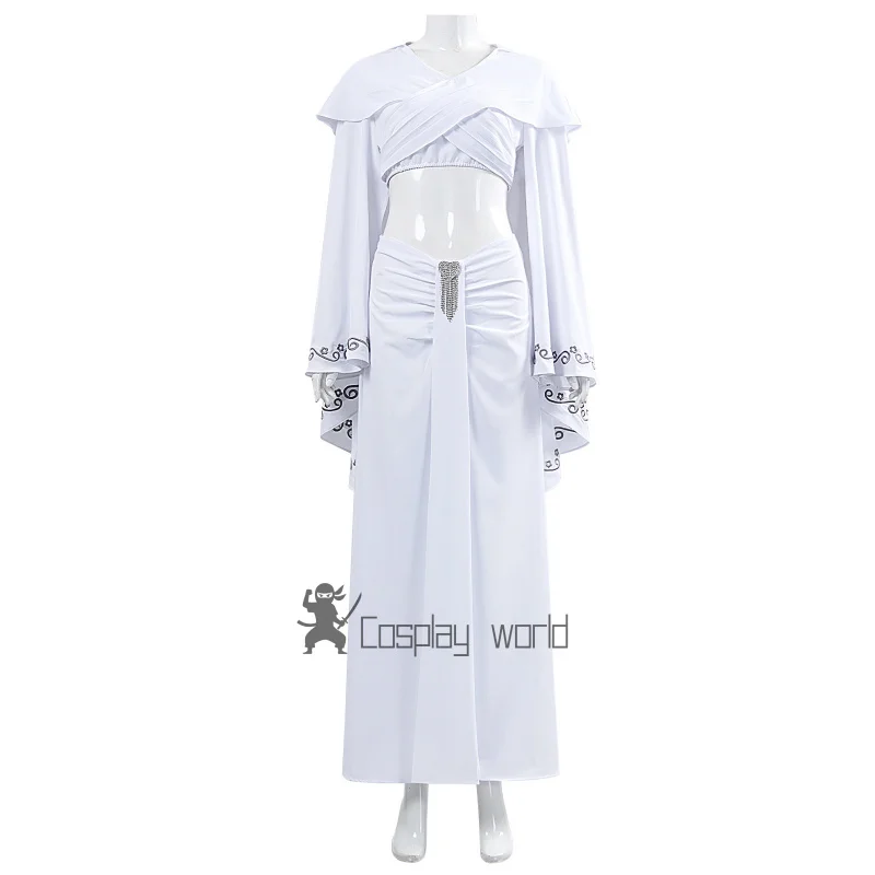 

Костюм для косплея Падме Амидала, платье принцессы Амидала для взрослых, сценическая одежда на Хэллоуин, рождественская униформа для ролевых игр для женщин