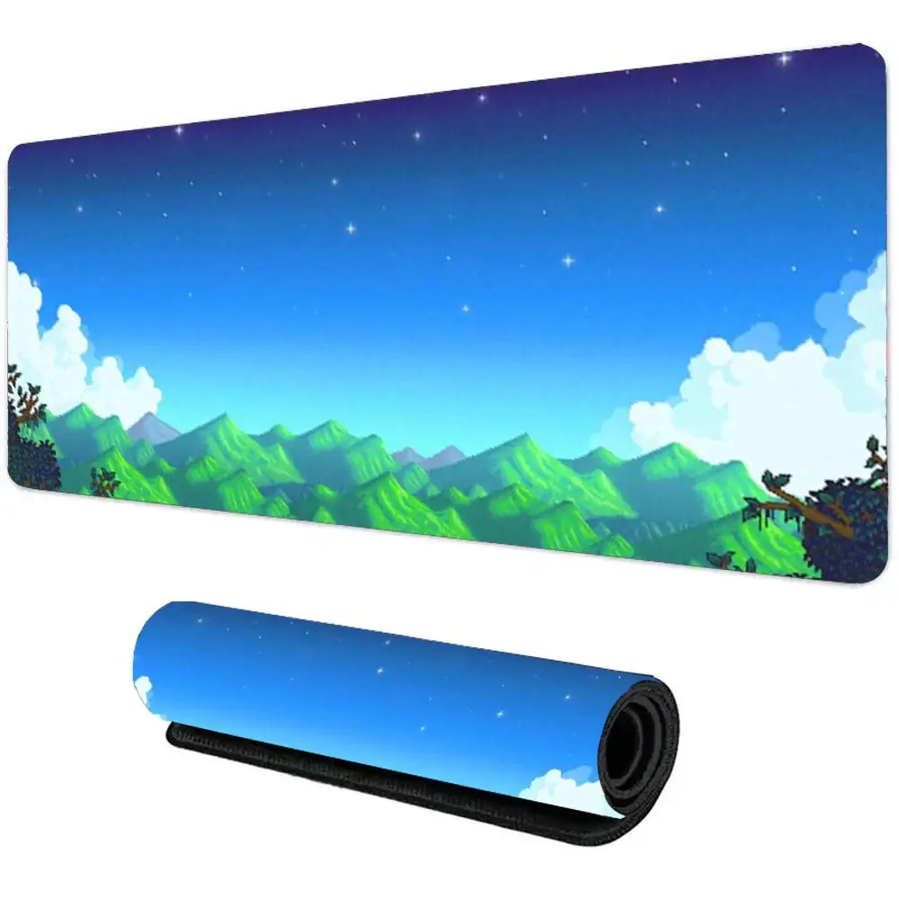 Large Stardew Anti-slip Mats Desk pads Gaming Mouse pad Speed Rug Game Table Mats Anime Keyboard MousePad For Office home