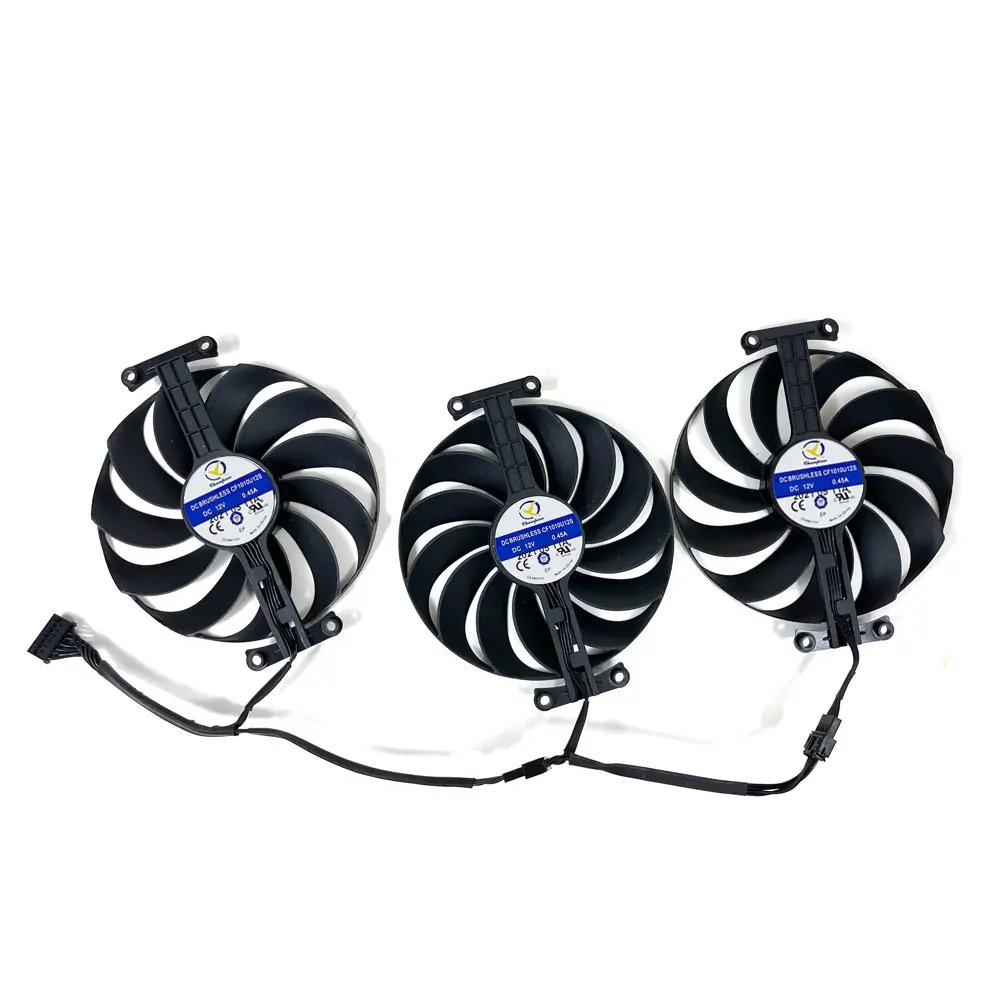 95mm T129215SU CF1010U12S DC12V Graphics Card Fan For ASUS ROG STRIX RTX 3060 3070 3080 Ti 3090 GAMING RX 6700